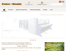 Tablet Screenshot of fisher-ruckle.ch